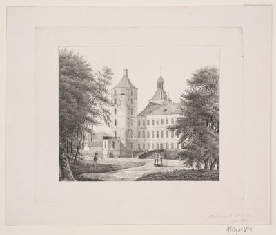Vallø vu du jardin - Edvard Fortling