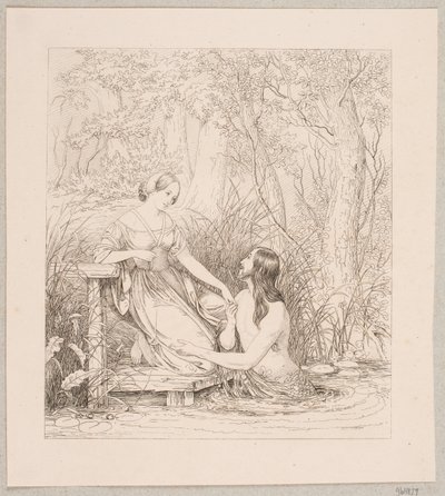 Liden Gunver et le Havmanden - Edvard Lehmann