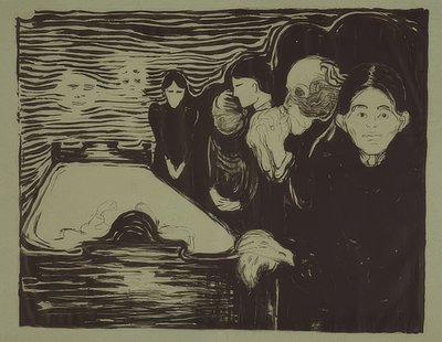 Au lit de mort. 1896 - Edvard Munch