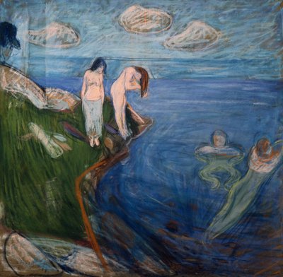 Femmes se baignant - Edvard Munch