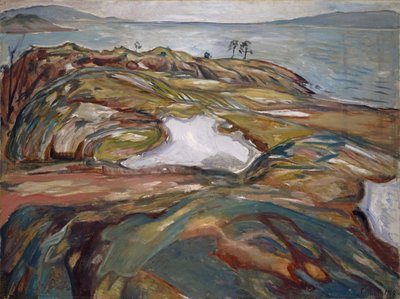 Paysage côtier, 1918 - Edvard Munch