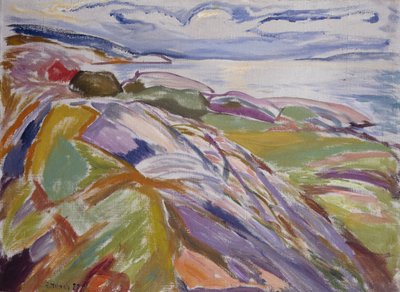 Paysage côtier, Hvitsten - Edvard Munch