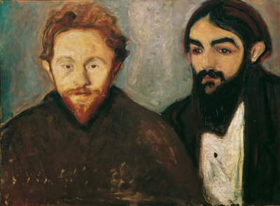 Le peintre Paul Herrmann et le médecin Paul Contard - Edvard Munch