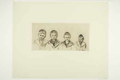 Les quatre fils du Dr Linde - Edvard Munch