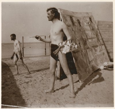 Edvard Munch à la plage de Warnemünde - Edvard Munch