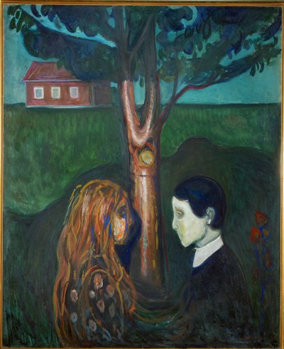Œil dans œil (huile sur toile) - Edvard Munch