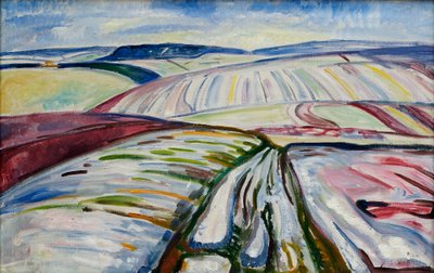 Champ sous la Neige - Edvard Munch