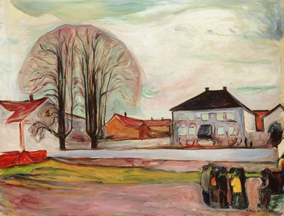 Maison à Aasgaardstrand - Edvard Munch