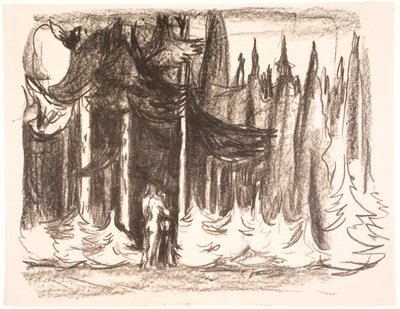 Dans la forêt - Edvard Munch