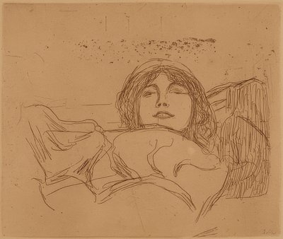 Jeune femme. 1896 - Edvard Munch