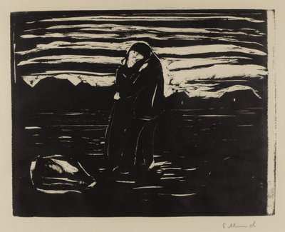 Baiser dans le champ, 1905 - Edvard Munch