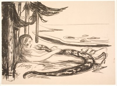 La femme et le serpent - Edvard Munch