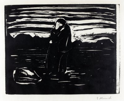 Le baiser dans les champs - Edvard Munch