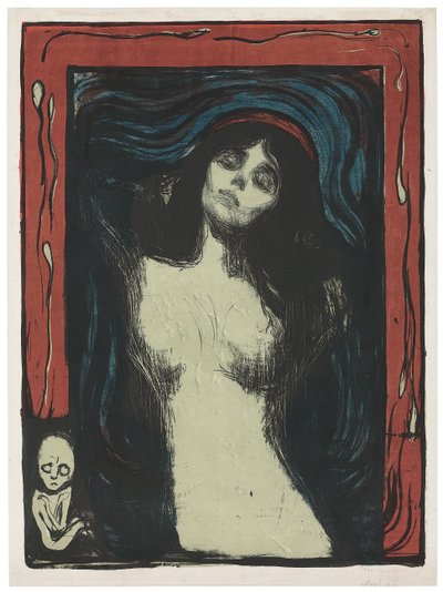 Madonna - Femme Aimante - Edvard Munch