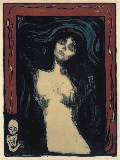 Madonna femme aimante, 1895-1900 - Edvard Munch