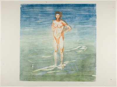 Homme se baignant - Edvard Munch