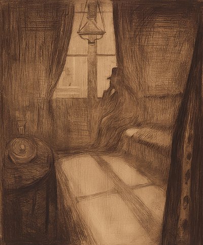 Clair de lune. Nuit à Saint-Cloud - Edvard Munch