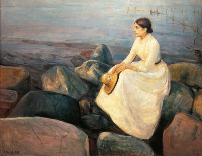 Norvège, Bergen, Inger sur la plage - Edvard Munch