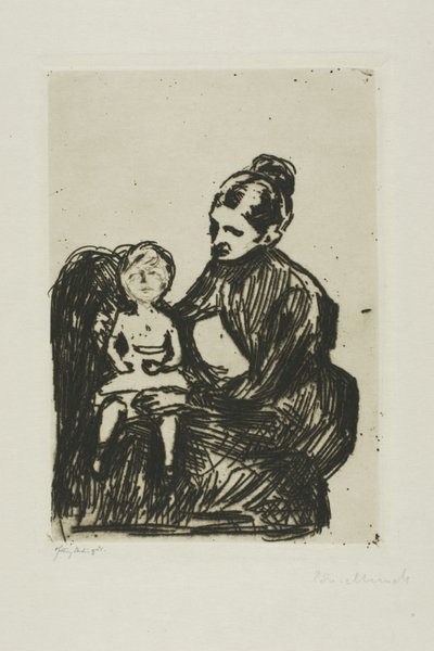 Infirmière avec un garçon / La mère et l