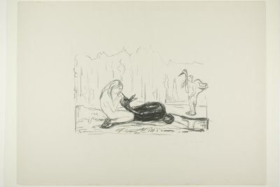 Oméga et le Cerf - Edvard Munch