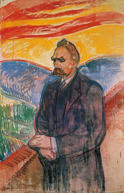 Portrait de Friedrich Nietzsche, vers 1906 - Edvard Munch