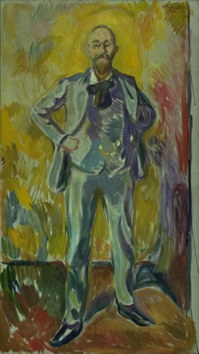 Portrait du professeur Daniel Jacobson - Edvard Munch
