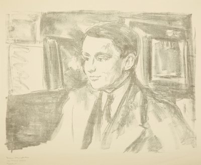 Portrait de Wolfgang Gurlitt - Edvard Munch