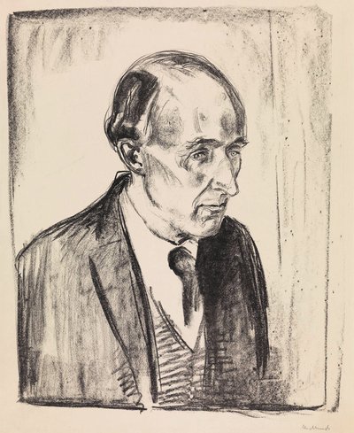 Portrait du compositeur Frederick Delius 1862-1934, 1920 - Edvard Munch