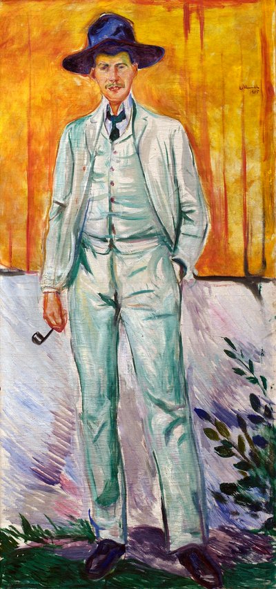 Portrait du Peintre Ludvig Karsten - Edvard Munch