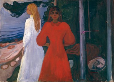 Rouge et Blanc - Edvard Munch