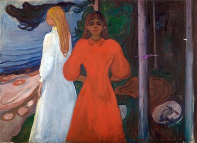 Rouge et blanc - Edvard Munch