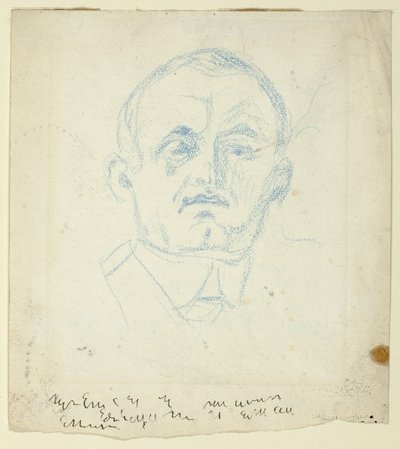 Autoportrait - Edvard Munch