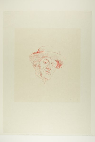Autoportrait avec chapeau I - Edvard Munch