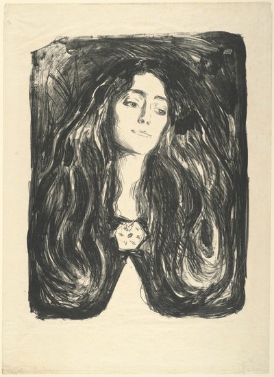 La Broche. Eva Mudocci - Edvard Munch