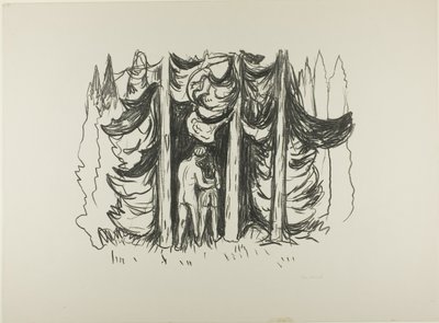 La Forêt - Edvard Munch