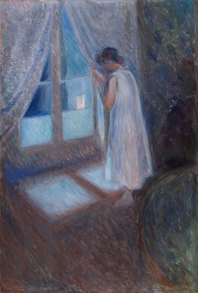 La Fille à la fenêtre, 1893 - Edvard Munch