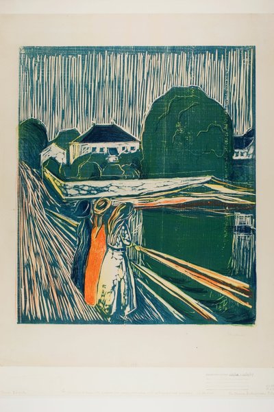 Les filles sur le pont - Edvard Munch