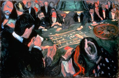 La table de roulette à Monte Carlo, 1903 - Edvard Munch