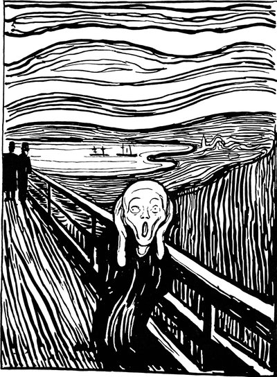 Le Cri, 1895 - Edvard Munch
