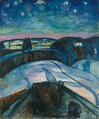 La Nuit Étoilée - Edvard Munch