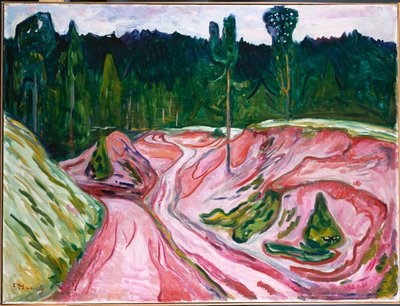 La Forêt de Thuringe, c.1904 - Edvard Munch