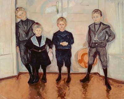 Les quatre fils du Dr. Max Linde - Edvard Munch