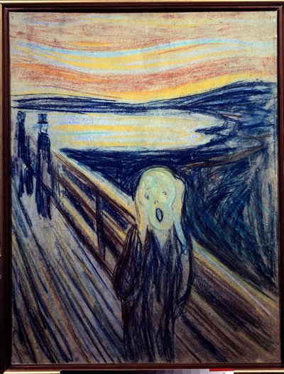 Le Cri. Peinture par Edvard Munch - Edvard Munch