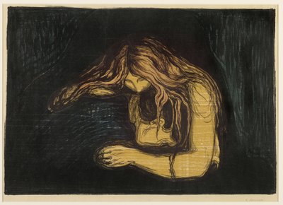 Vampire, 1895-1902 - Edvard Munch