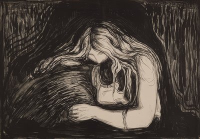 Vampire II - Edvard Munch