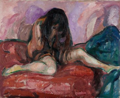 Nue en pleurs - Edvard Munch
