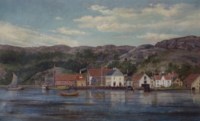 La rivière à Flekkefjord - Edvard Skari