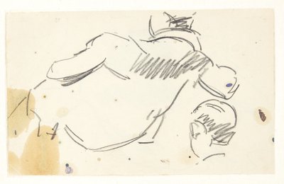 Étude de figure pour le tableau de Langelinie - Edvard Weie