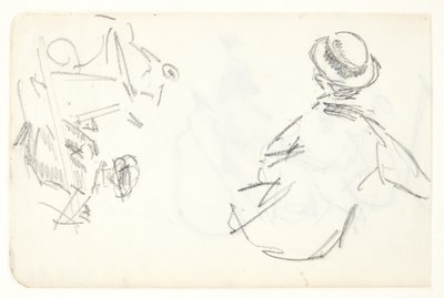 Études de figures pour le tableau de Langelinie - Edvard Weie