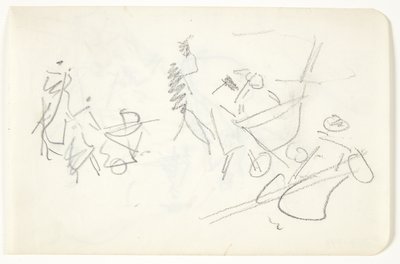Étude de composition pour le tableau de Langelinie - Edvard Weie